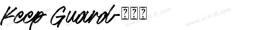 Keep Guard字体转换